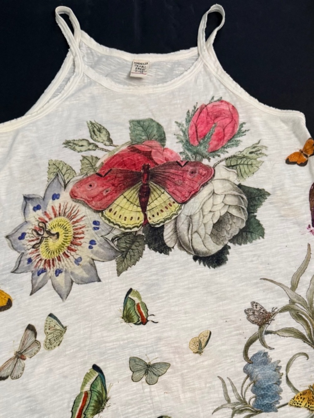 Authentic Magnolia Pearl Botanical Butterfly Tank Dress Like New Worn Once OS - Picture 2 of 15